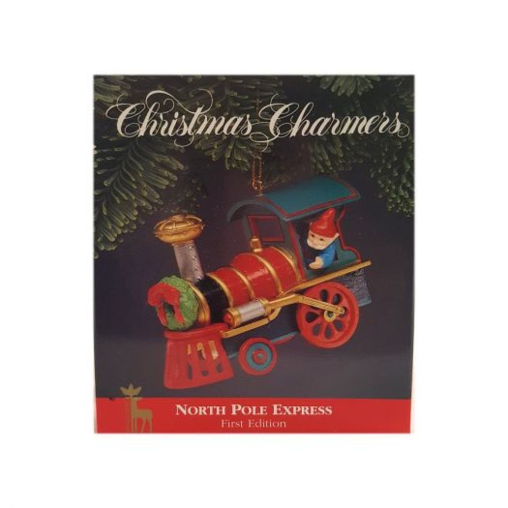 Vintage 1991 Santas Best North Pole Express 1st Edition Collectible Ornament